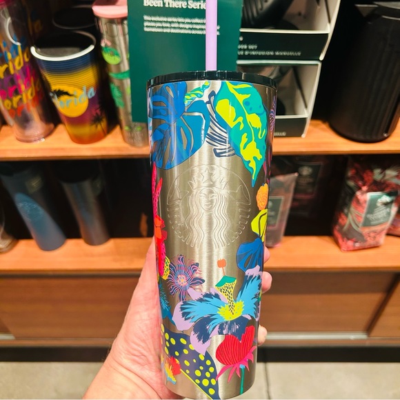 Starbuck Floral Stainless Steel Cup Immersive Insulated Tumbler Venti New 2023 - Picture 15 of 16
